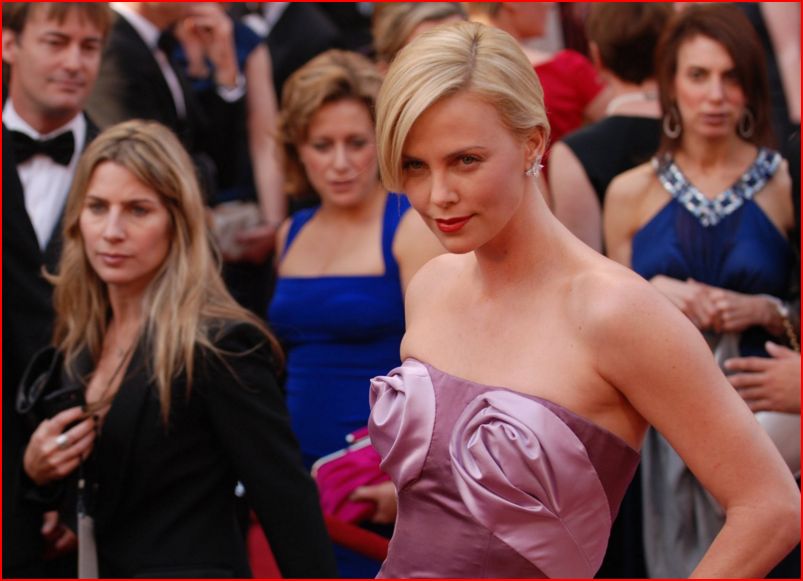 Filmstjärnan Charlize Theron